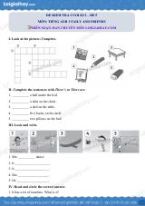 Đề thi học kì 2 Tiếng Anh 3 Family and Friends - Đề số 5